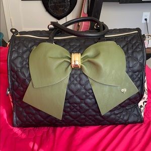 Super cute Betsey Johnson duffel bag